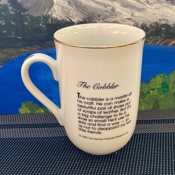 Vintage OFFICIAL Norman Rockwell Collectable Mugs (4 set) - Picture 9 of 14